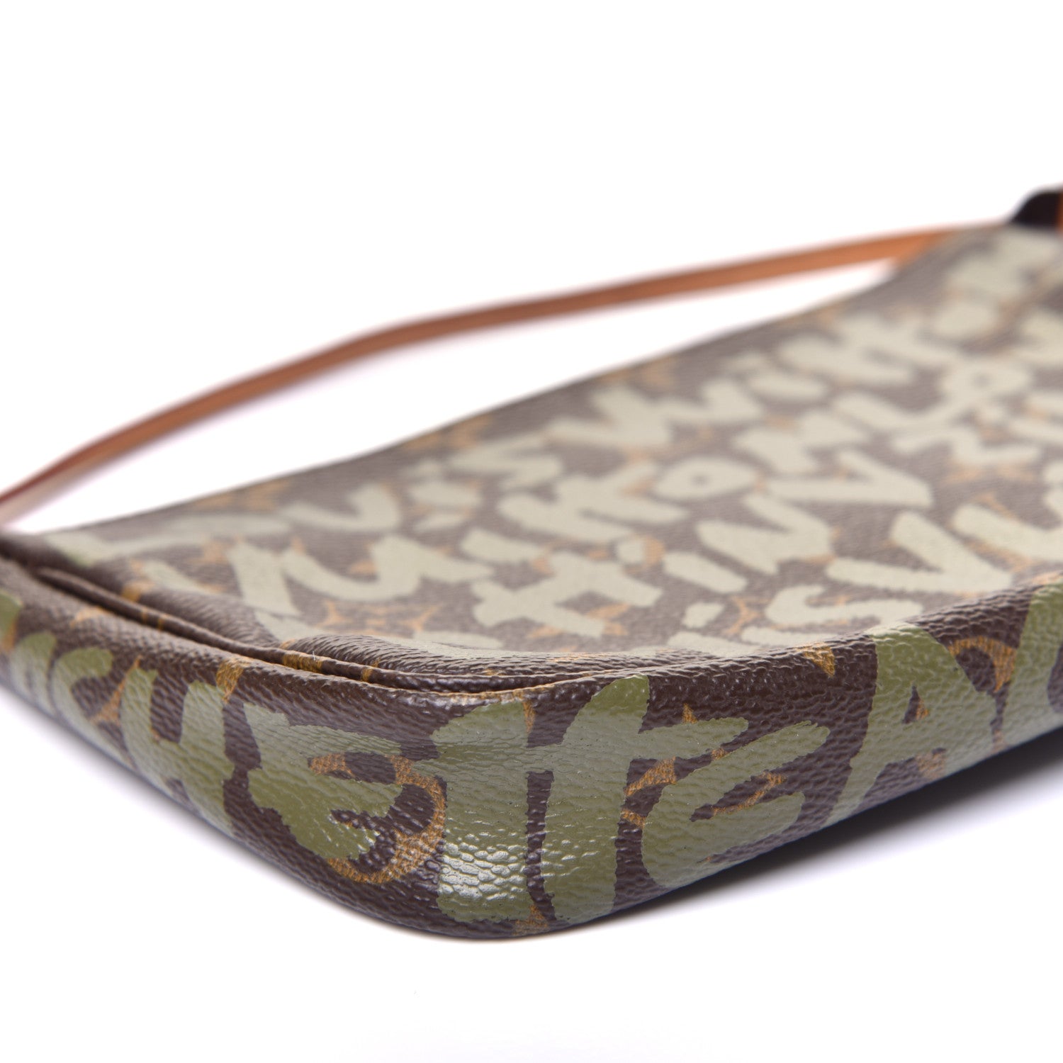 Louis Vuitton Monogram Graffiti Pochette Accessories Kaki 6 of 9