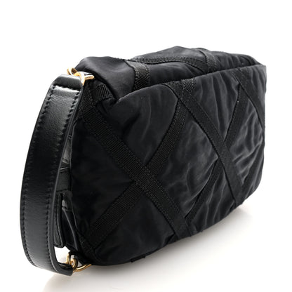Chanel Nylon Grosgrain Lifestyle Pouch With Sleep Mask Black 5 of 8