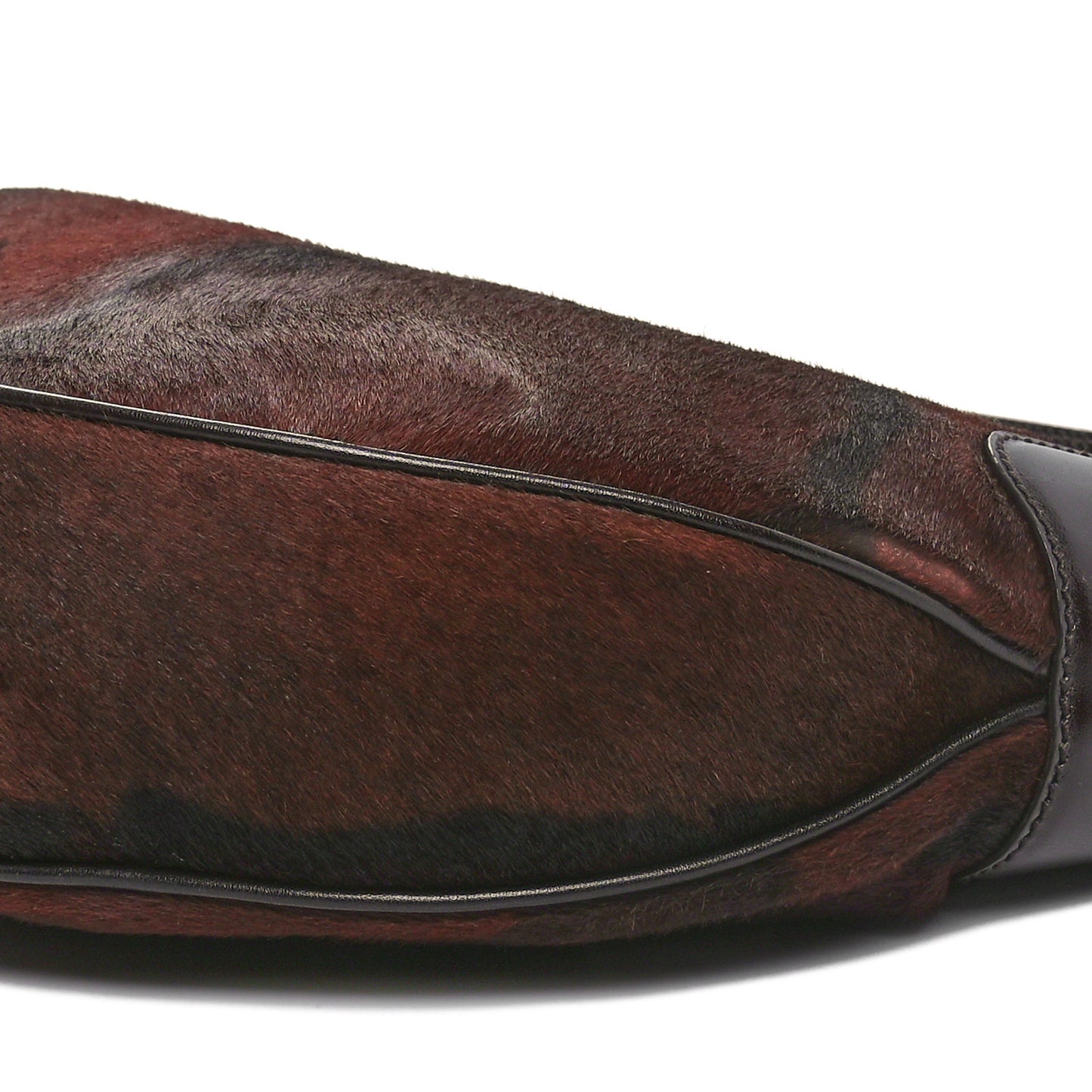 Pony Hair Half Moon Hobo Brown