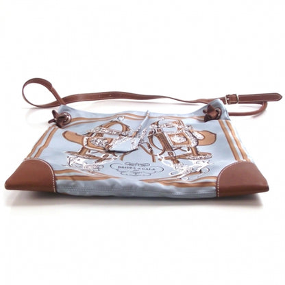 Hermes Bi-Material Silky City Bag Brides De Gala Bleu 4 of 14