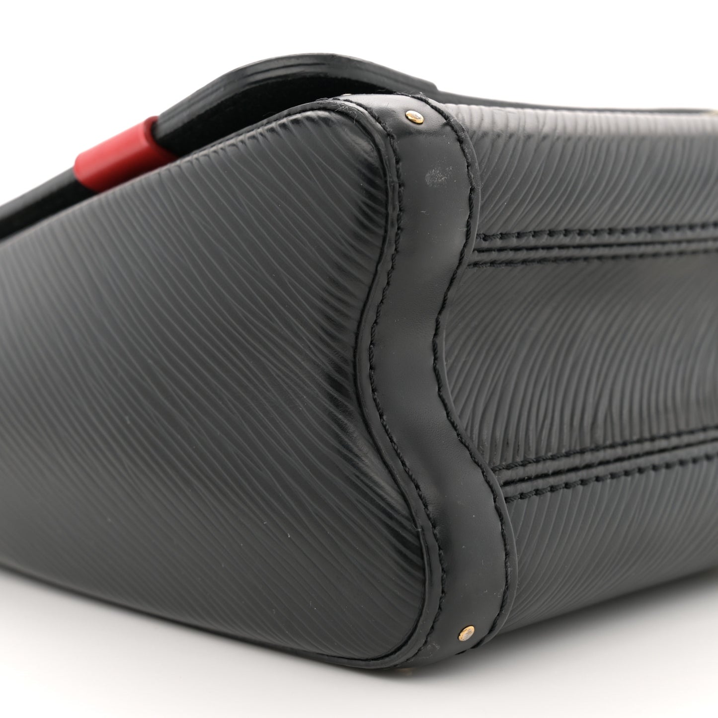 Epi Monogram Complice Trunks and Bags Twist Shoulder Bag MM Black