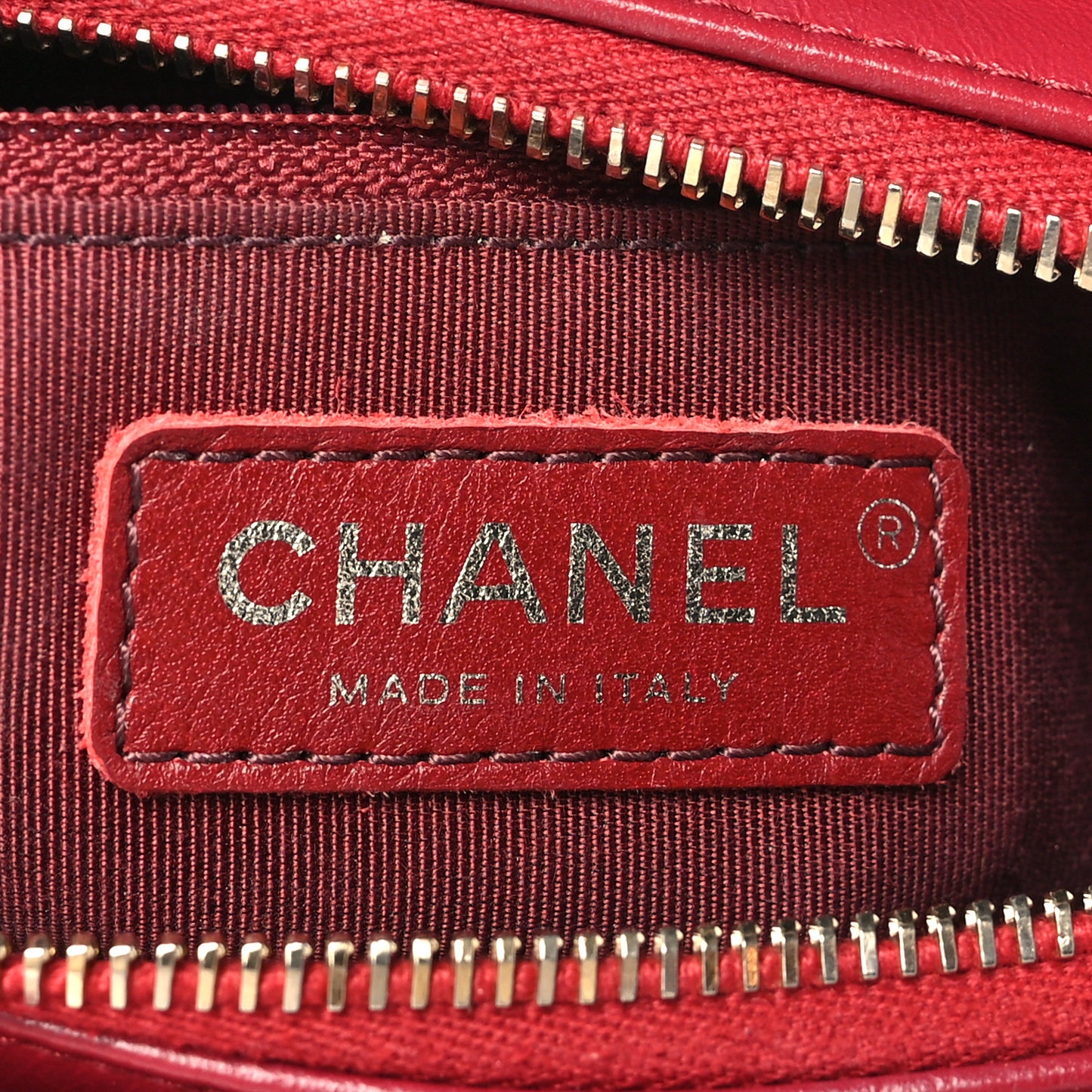 Aged Calfskin Chevron Quilted Small Gabrielle Hobo Dark Pink