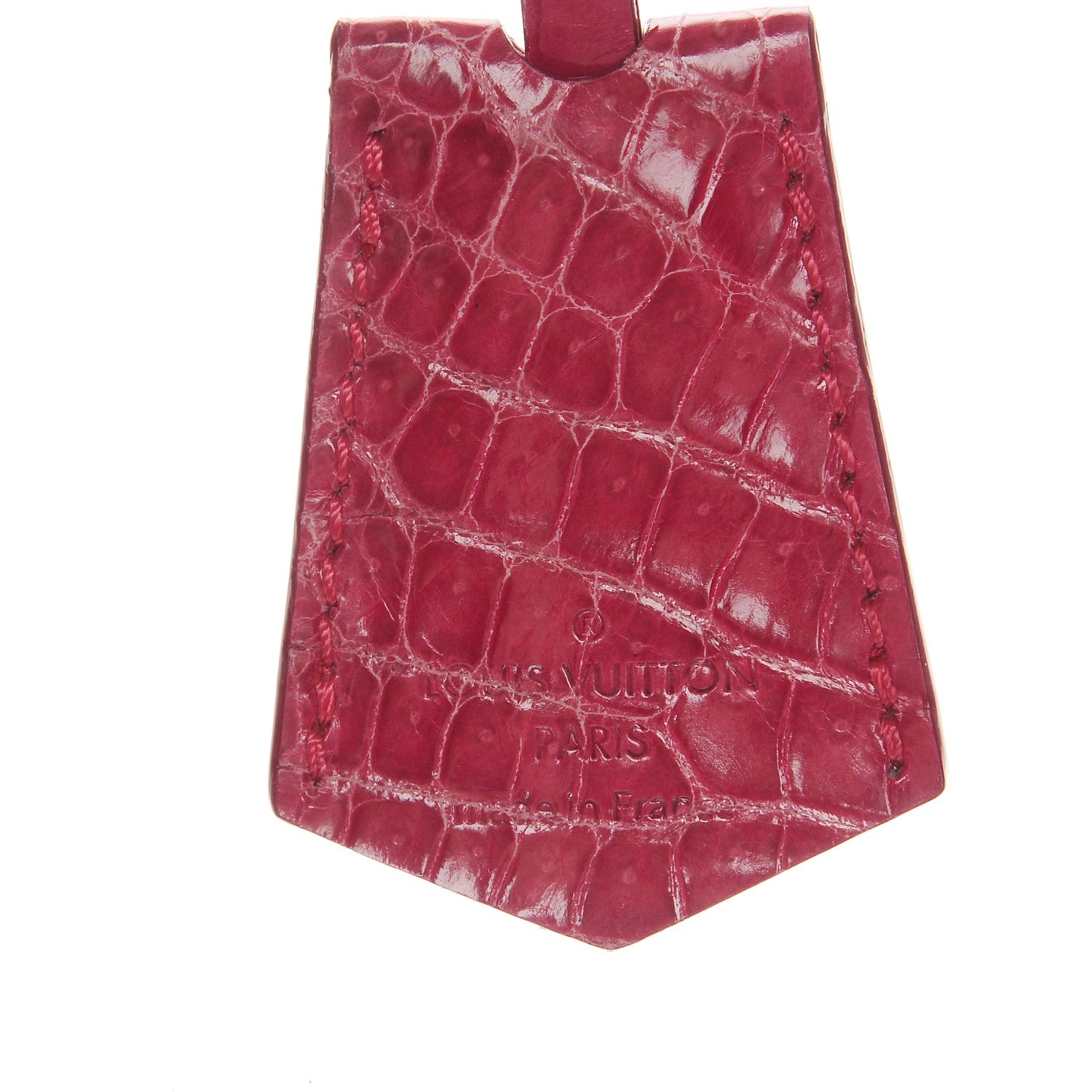 Louis Vuitton Crocodile Clochette Key Bell Holder Fuchsia 3 of 3