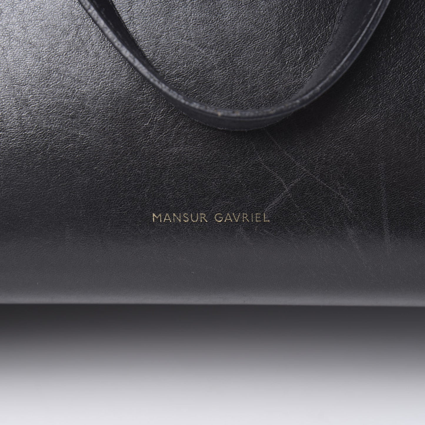 Calfskin Large Shopping Tote Black Royal