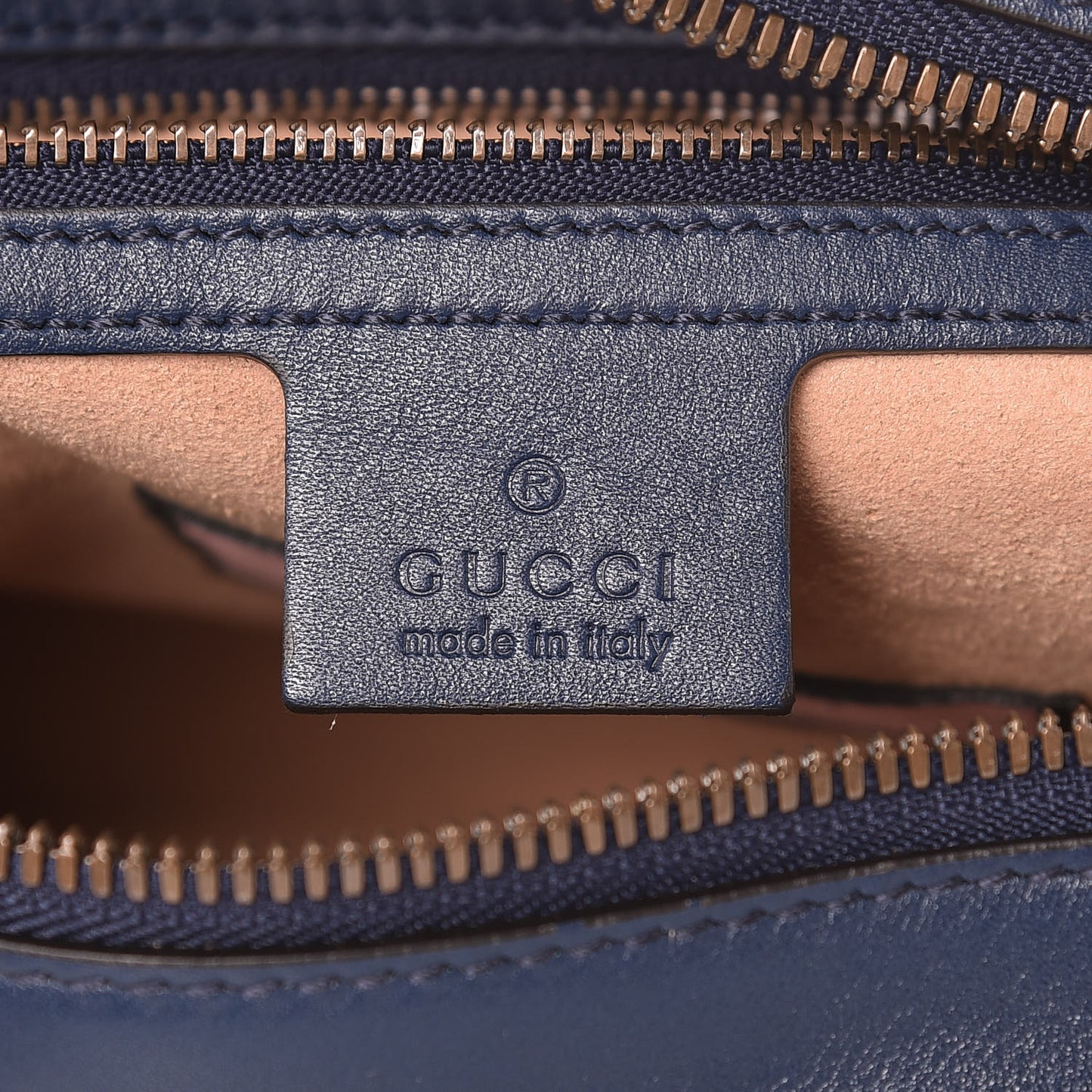 Calfskin Matelasse GucciGhost Medium GG Marmont Chain Shoulder Bag Blue Agata Hibiscus Red