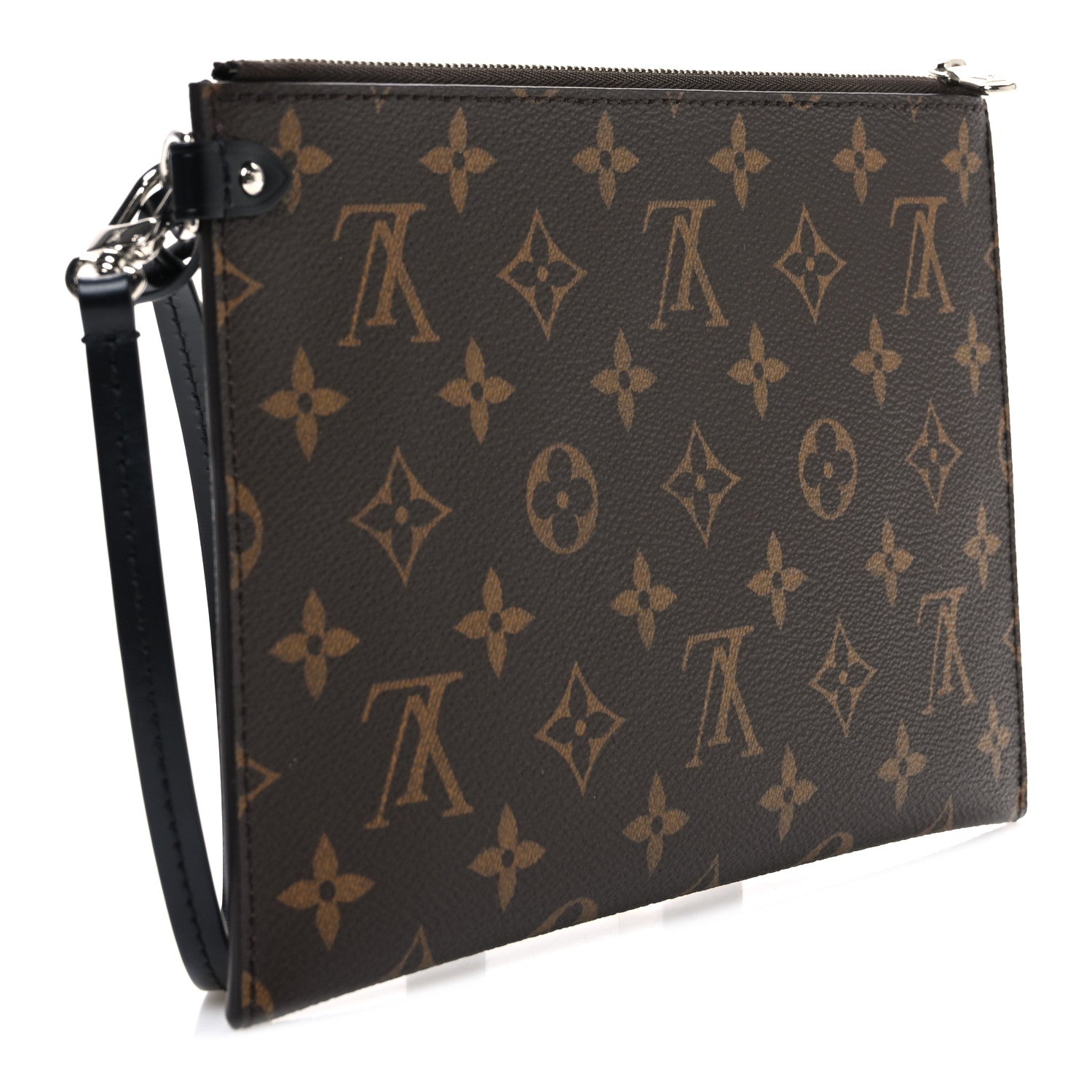 Louis Vuitton Monogram Low Key Hobo MM Pochette Black 3 of 6