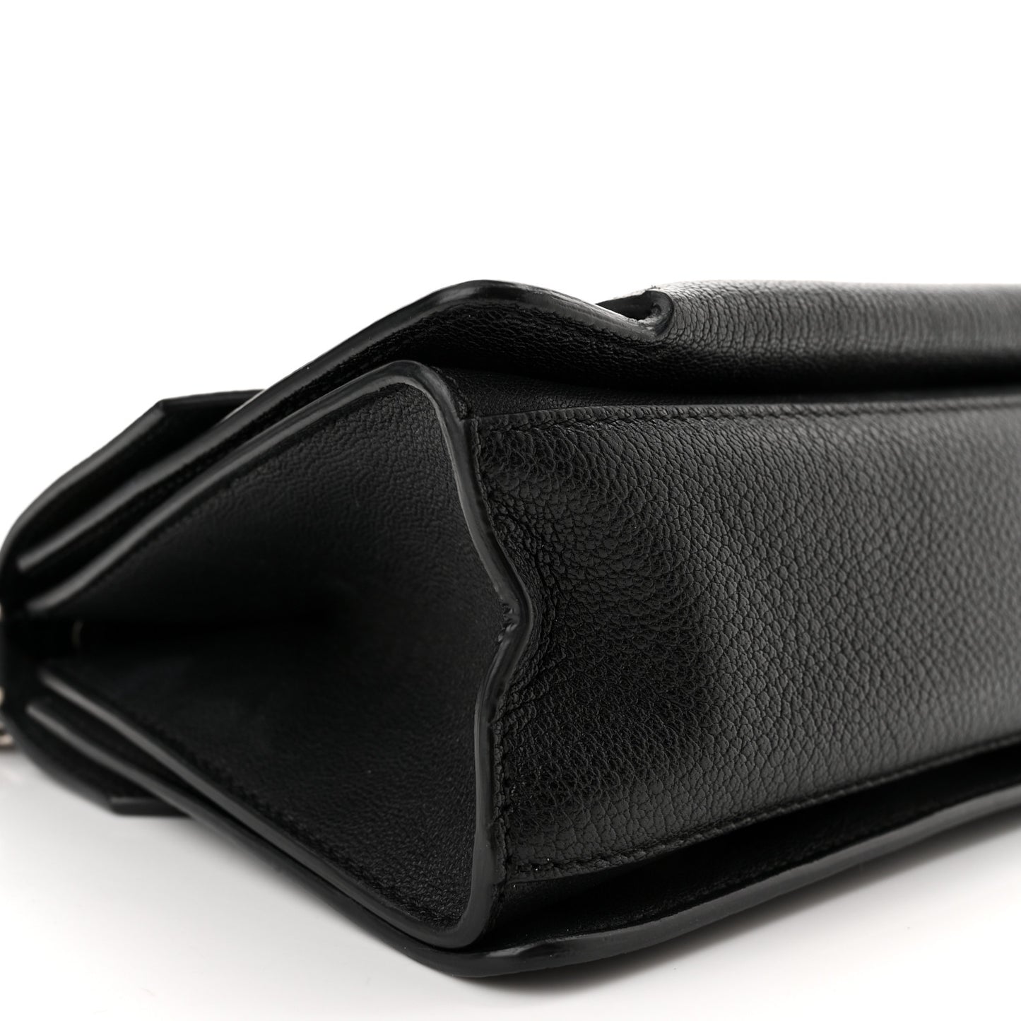 Goatskin Small GV3 Shoulder Bag Black