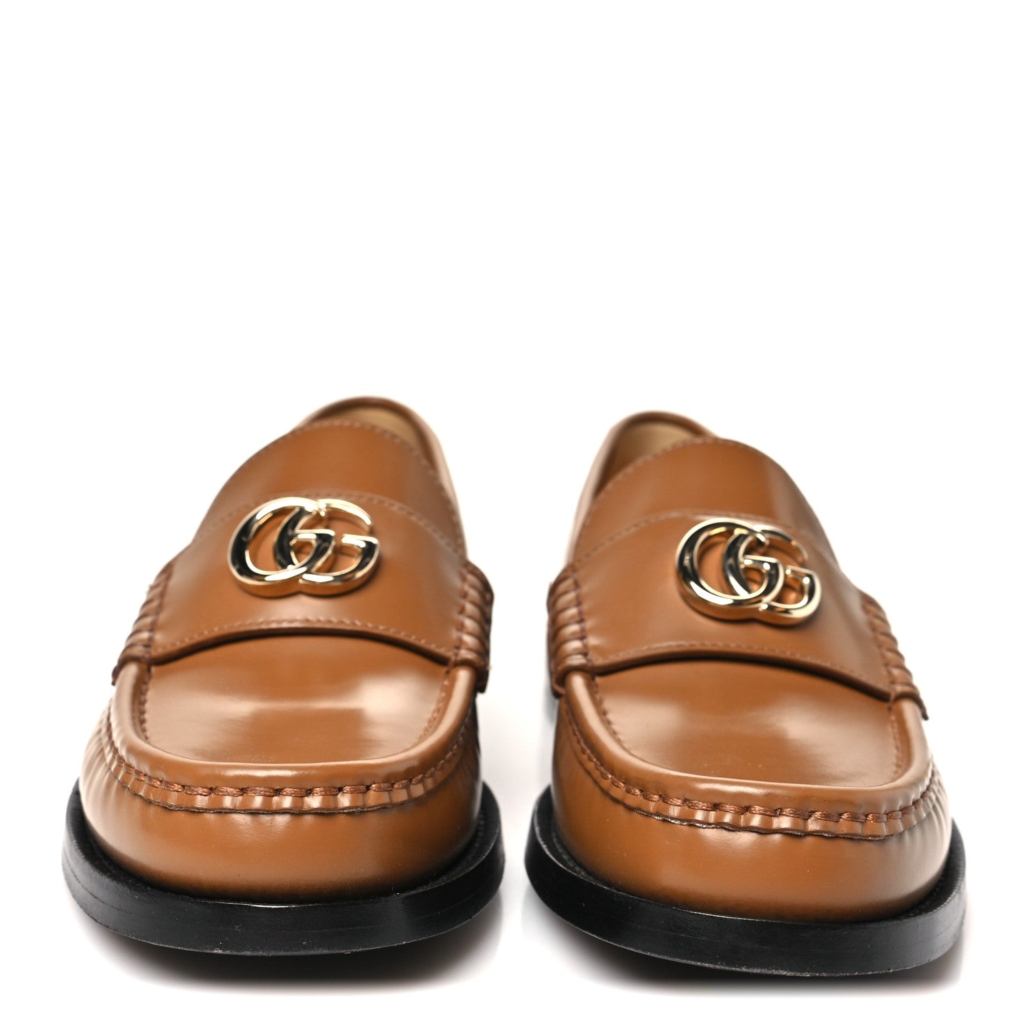 Gucci Millennial Ribot Womens GG Marmont Loafers 36 Luminous Wood 36.5 Luminous Wood 3 of 9