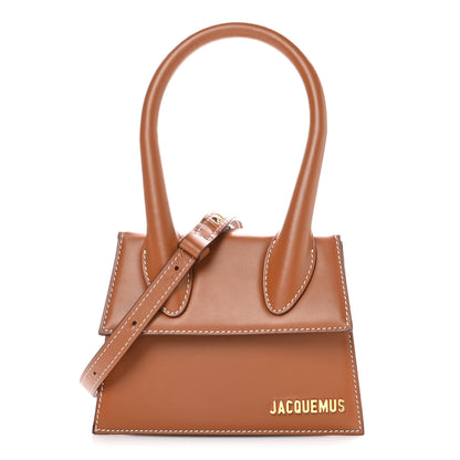 Jacquemus Smooth Calfskin Le Chiquito Moyen Light Brown 1 of 9