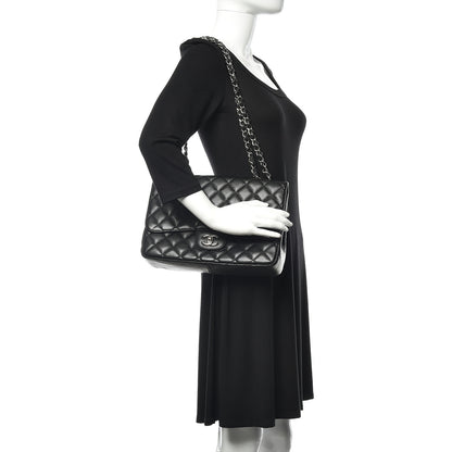 Chanel Caviar Quilted Jumbo Single Flap Black 2 of 10
