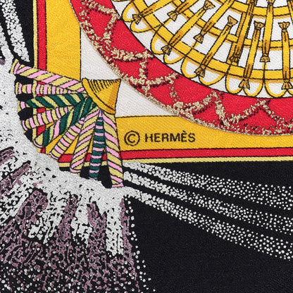 Hermes Silk Feux D'Artifice Scarf 90 4 of 5