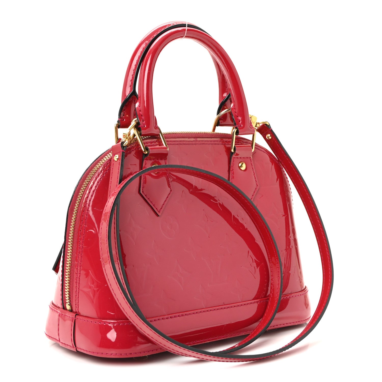 Louis Vuitton Vernis Alma BB Rose Indien 3 of 11