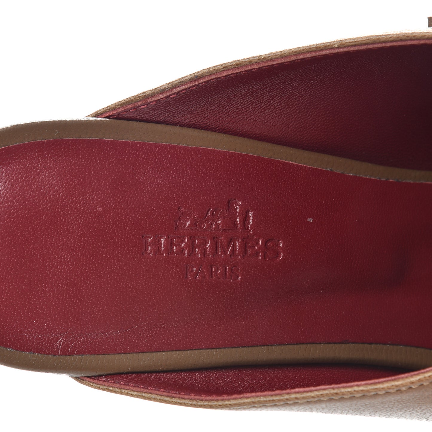 Goatskin Paradis Mules 38 Taupe