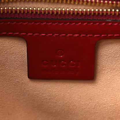 Gucci Boarded Dyana Lux Calfskin Small Jackie 1961 Hobo New Cherry Red 6 of 11