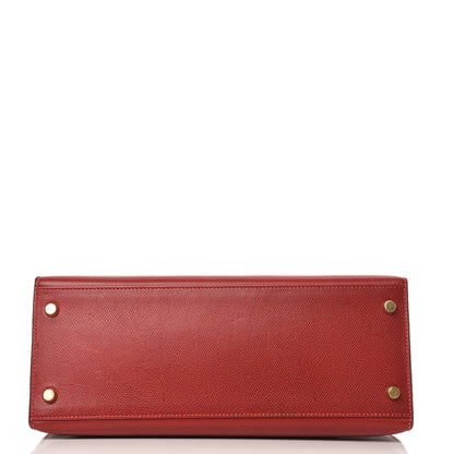 Hermes Epsom Kelly Sellier 28 Rouge 7 of 40