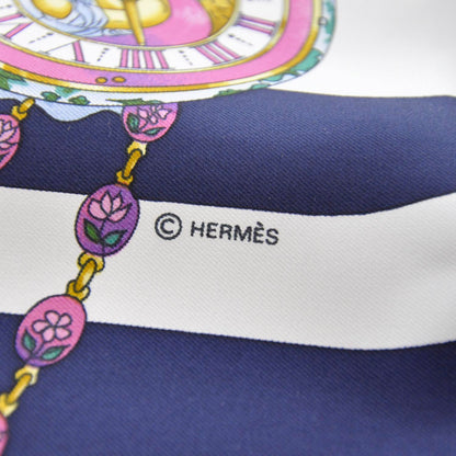 Hermes Silk La Rond des Heures Scarf 90 3 of 4