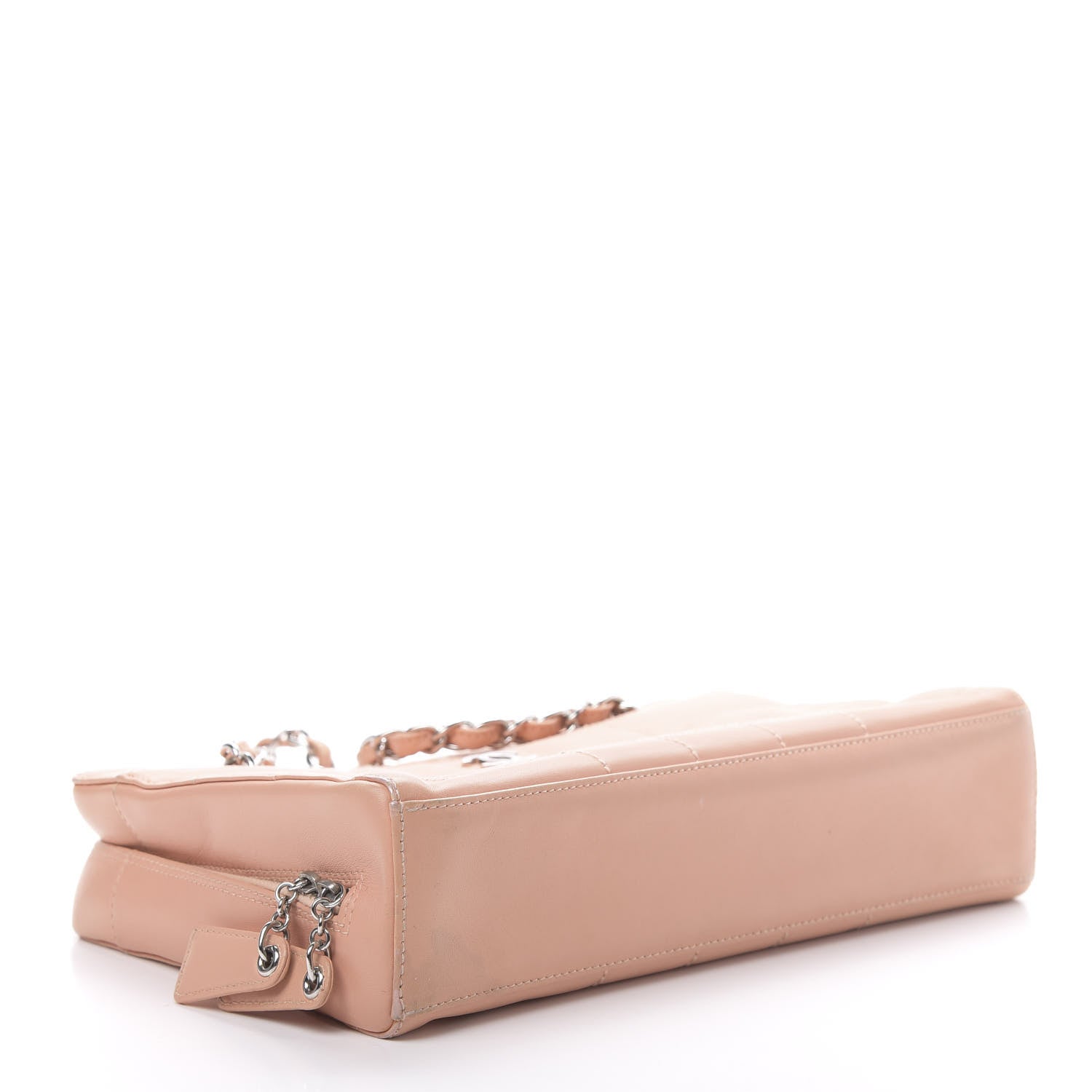 Chanel Lambskin Quilted Chocolate Bar Shoulder Bag Pink 4 of 19