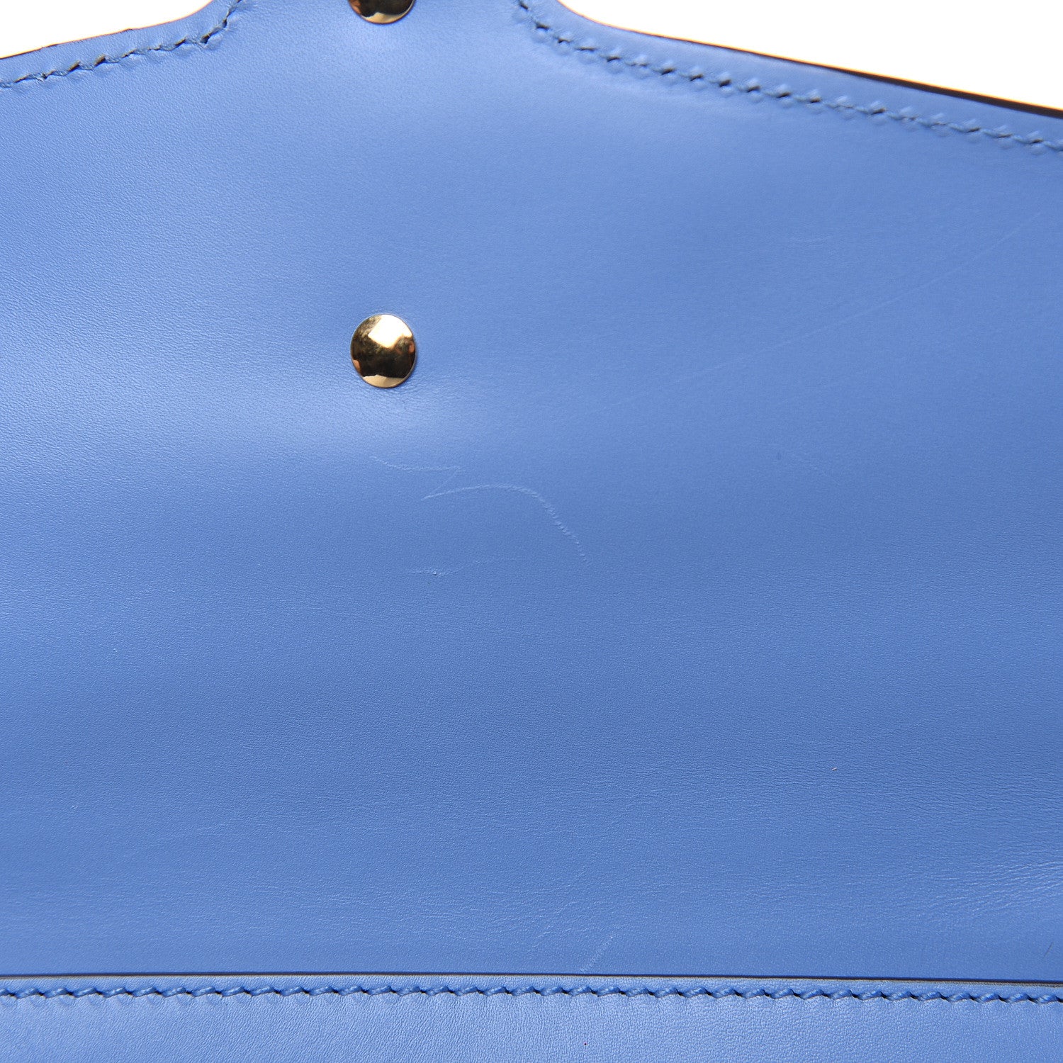 Gucci Calfskin Embroidered Medium Sylvie Top Handle Bag Clear Sky Blue 11 of 12