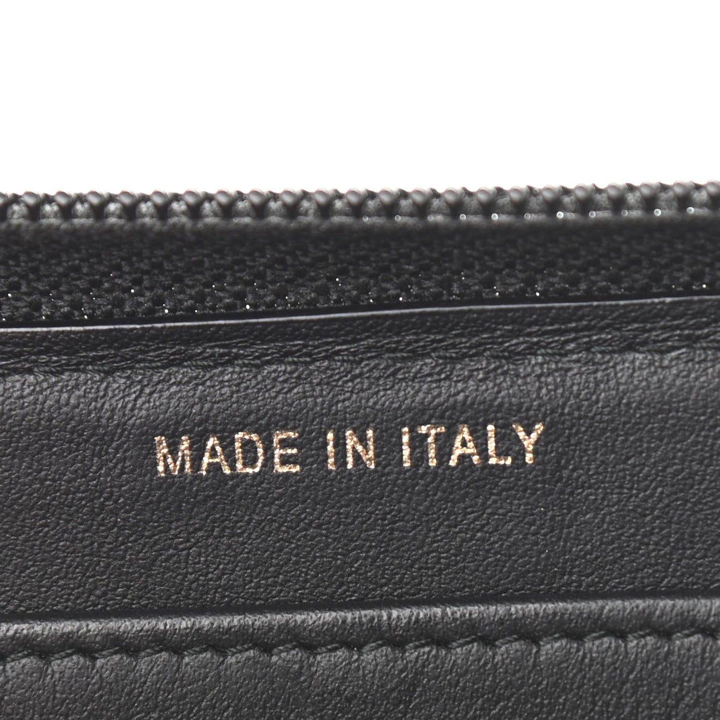 Caviar Quilted Boy Long Zip Around Wallet Black