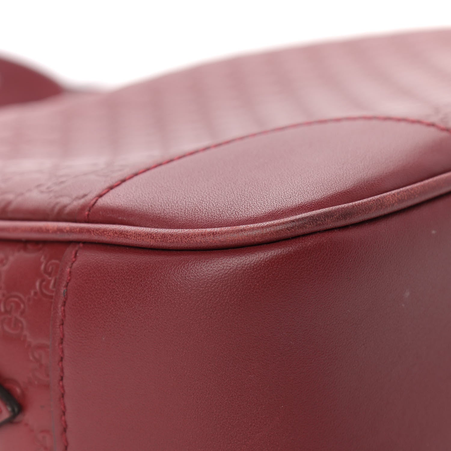 Gucci Microguccissima Mini Bree Messenger Bag Red 10 of 13