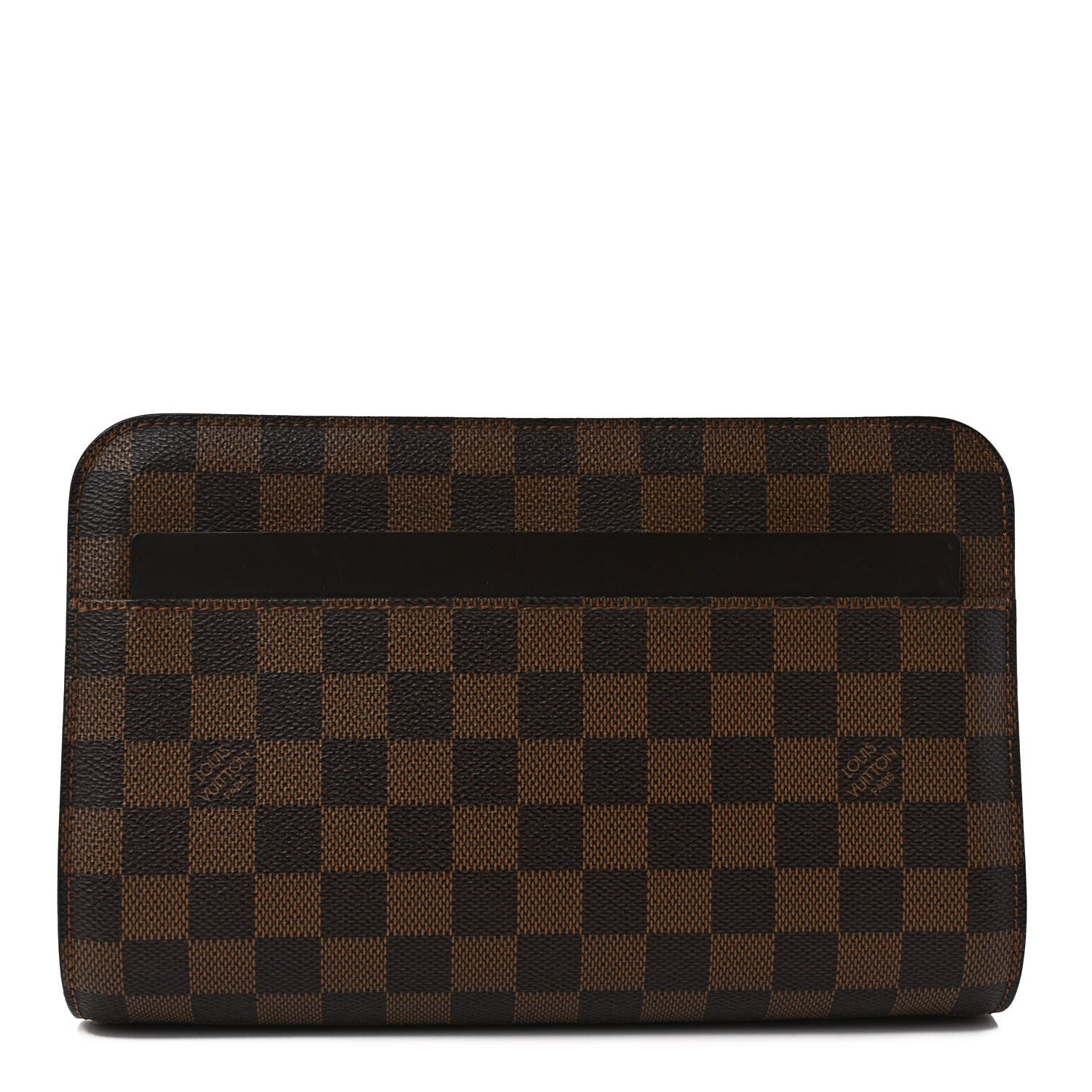 Louis Vuitton Damier Ebene Pochette Saint Louis Clutch 1 of 8