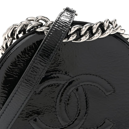 Chanel Patent Round As Earth Evening Bag Black 8 of 11