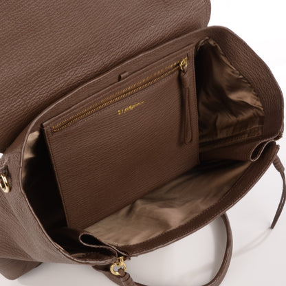 3.1 Phillip Lim 3.1 Textured Calfskin Large Pashli Satchel Taupe 8 of 12