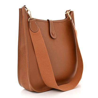 Hermes Epsom Evelyne GM Gold 3 of 12