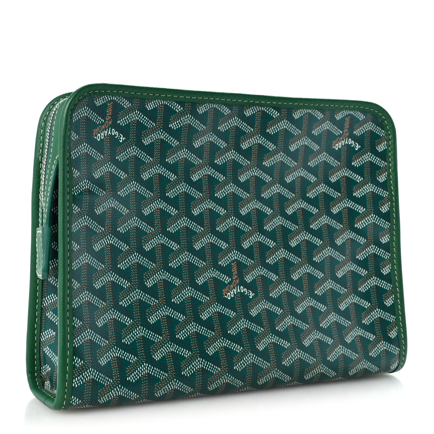 Goyard Goyardine Jouvence Toiletry Pouch MM Green 3 of 9