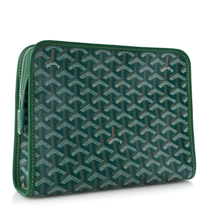 Goyard Goyardine Jouvence Toiletry Pouch MM Green 3 of 9