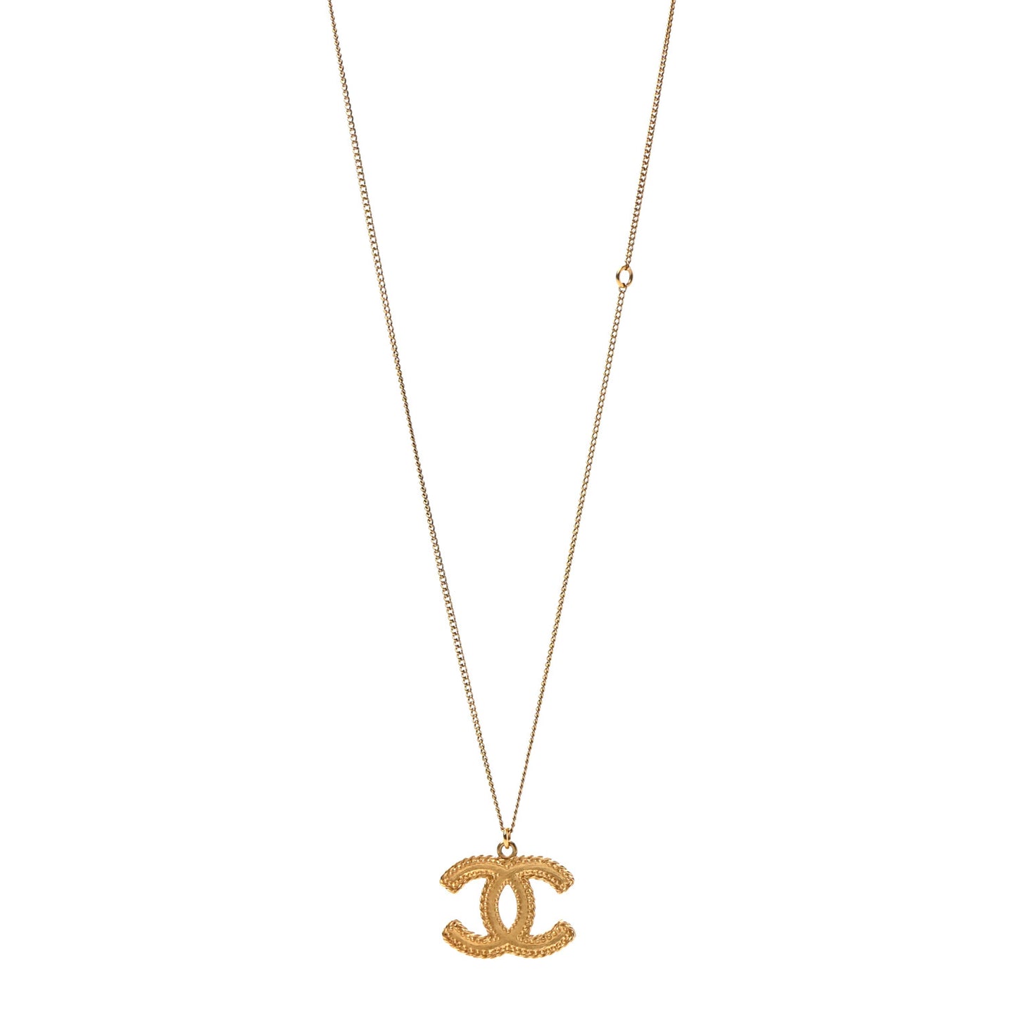 CC Necklace Matte Gold