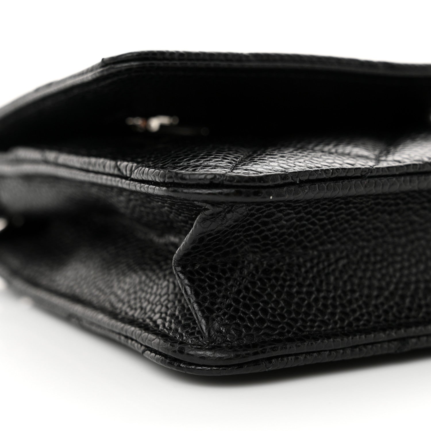Chanel Caviar Quilted Wallet on Chain WOC Black 10 of 12