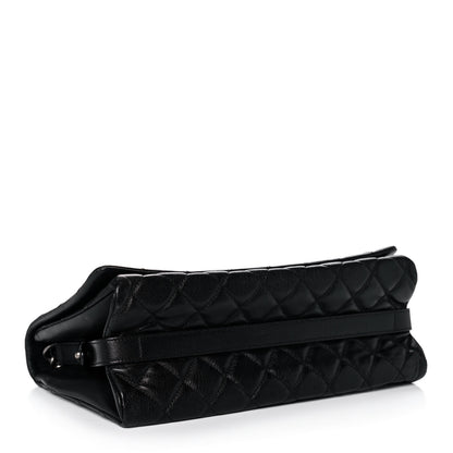 Chanel Goatskin Quilted Large City Rock Flap Black 3 of 11