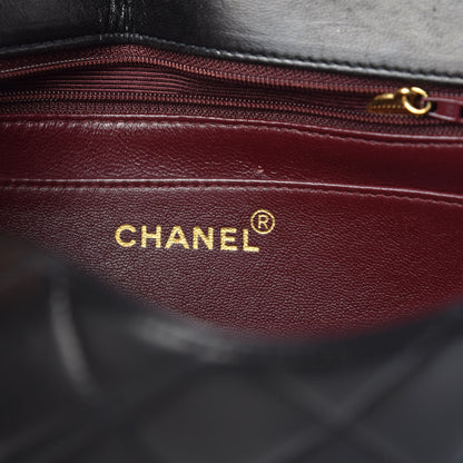 Chanel Lambskin Quilted Small Single Flap Bag Black 6 of 10