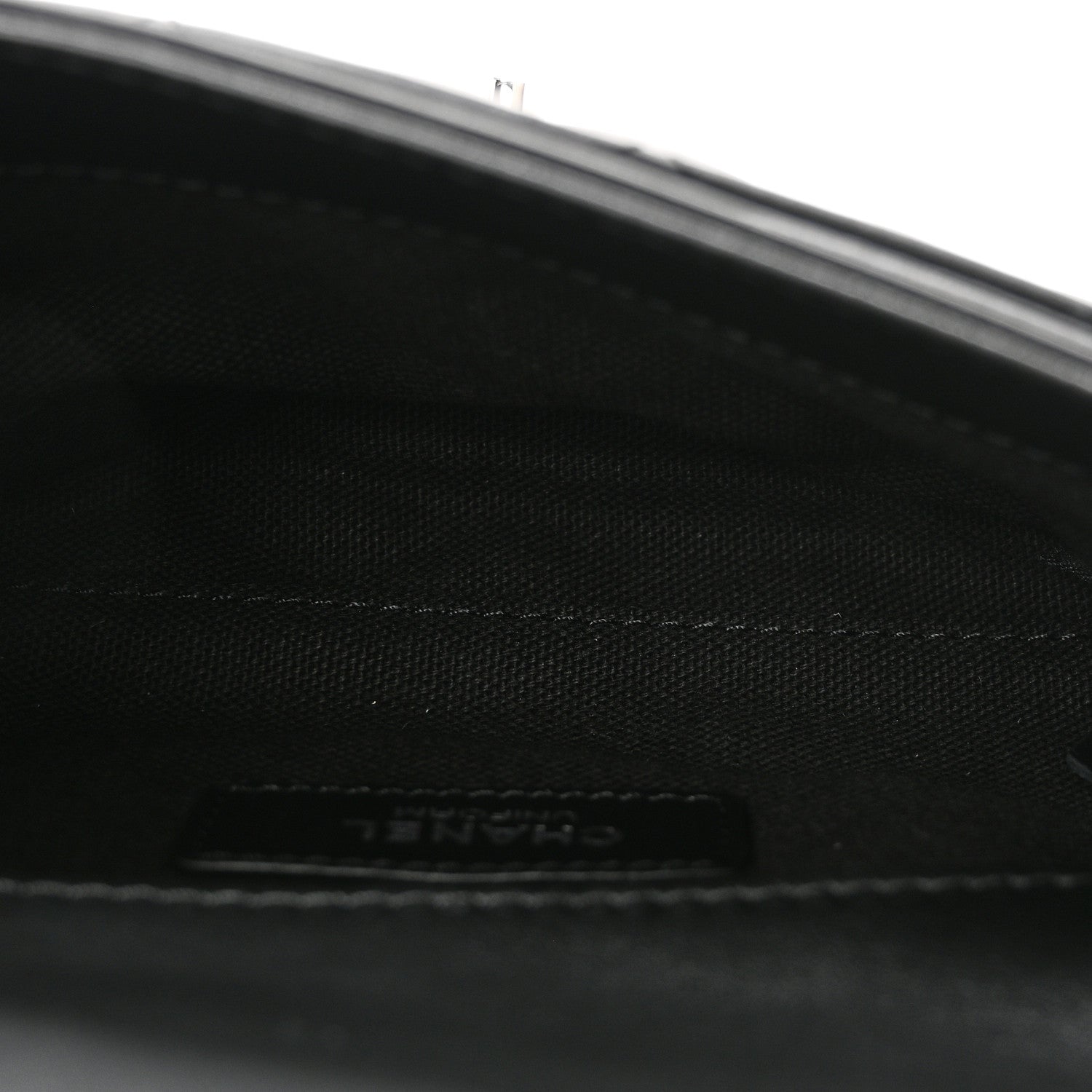 Chanel Calfskin Quilted CC Uniform Flap Belt Bag Black 5 of 10