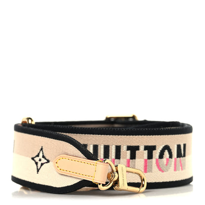 Louis Vuitton Jacquard Speedy Bandouliere 20 Shoulder Strap Black 1 of 3