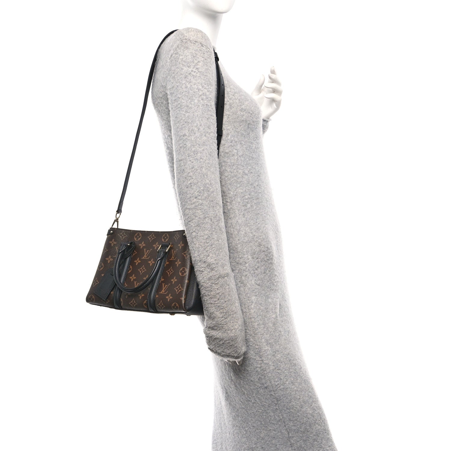 Louis Vuitton Monogram Soufflot BB Black 2 of 11