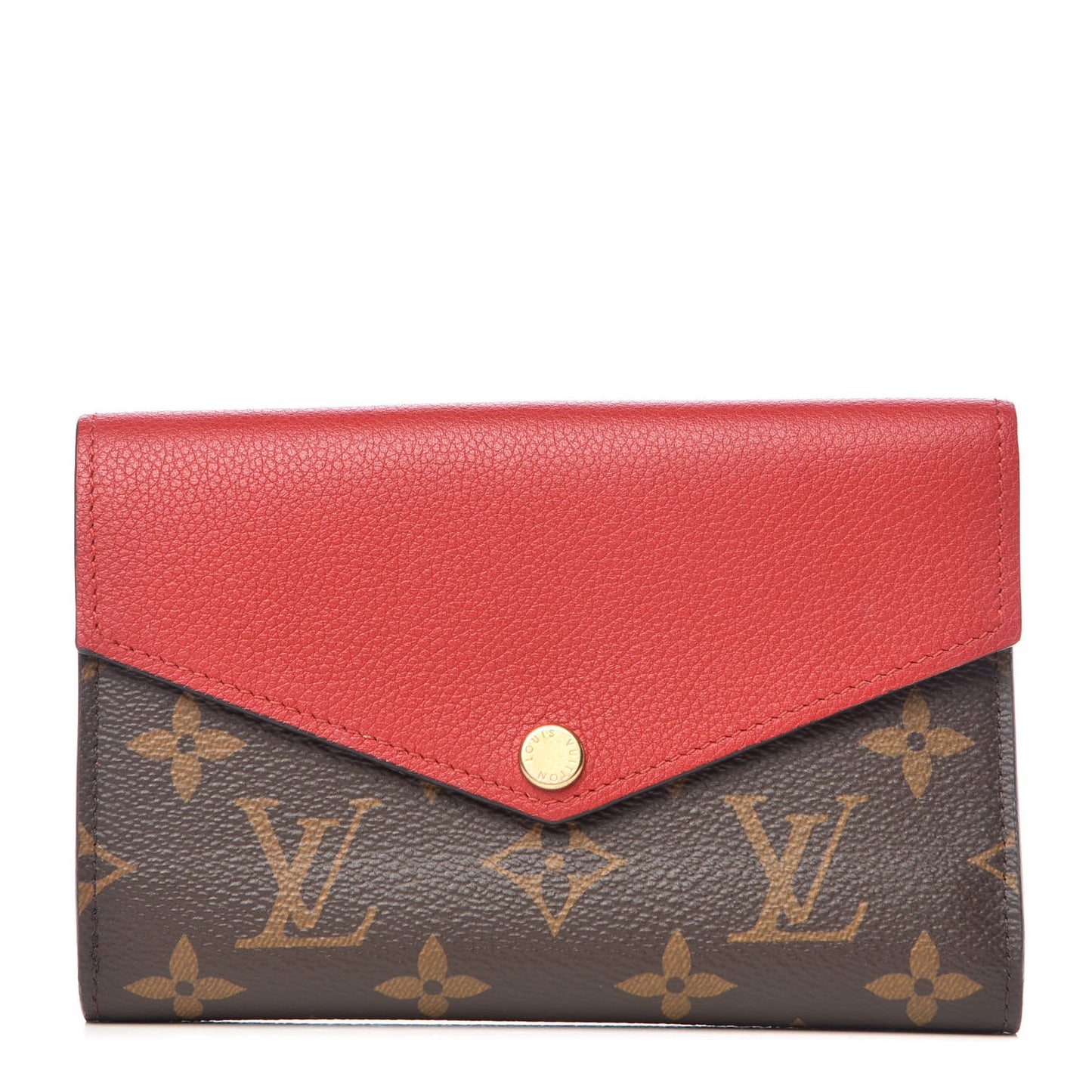 Monogram Pallas Compact Wallet Cherry