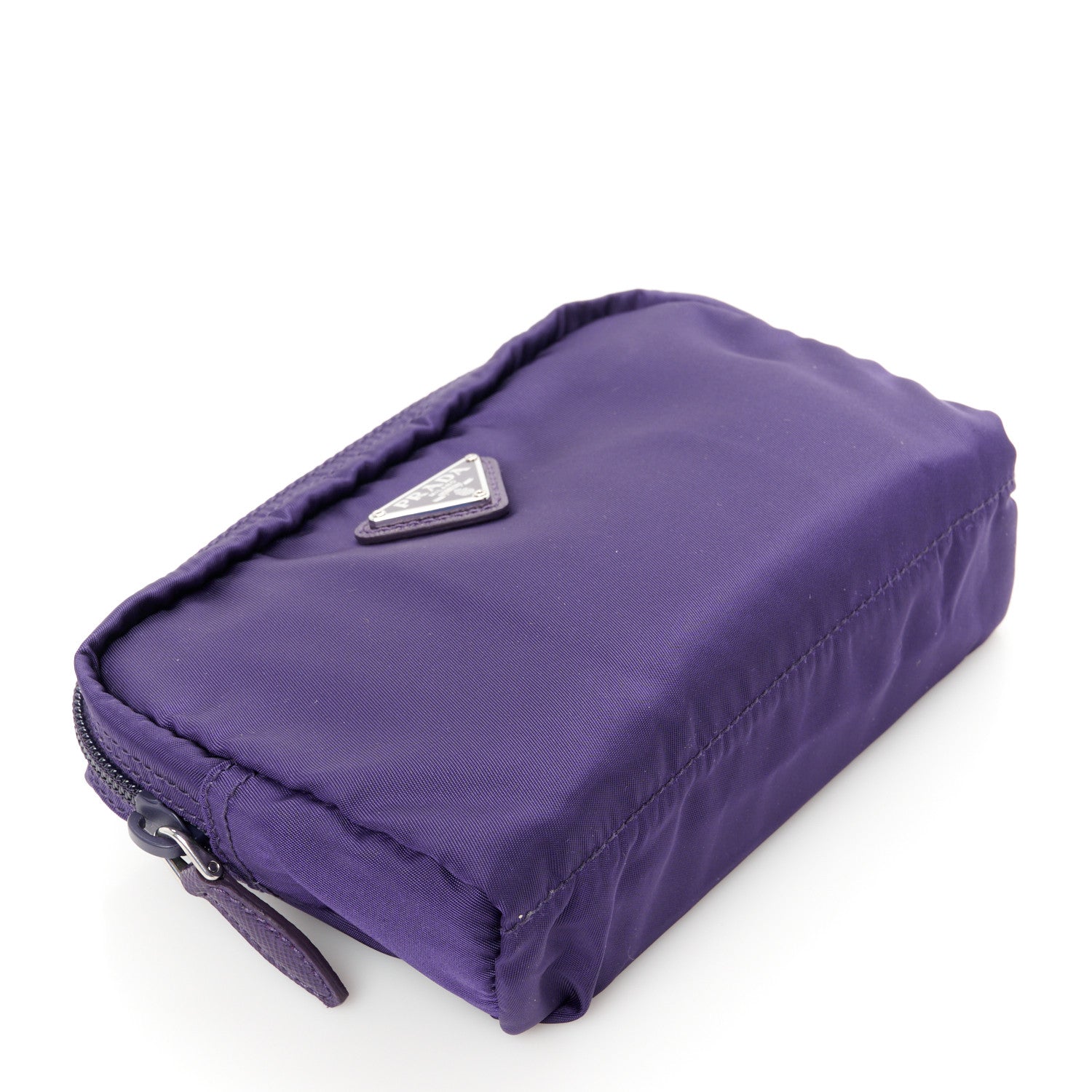Prada Nylon Tessuto Cosmetic Pouch Purple 4 of 8