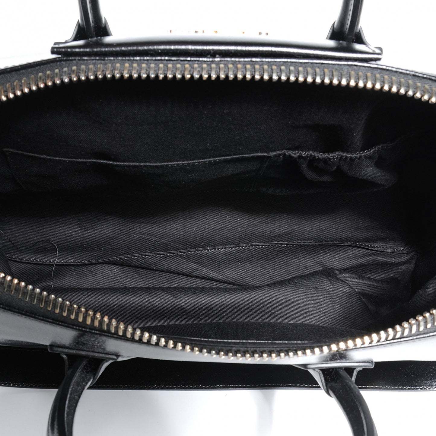Shiny Lord Calfskin Medium Antigona Black