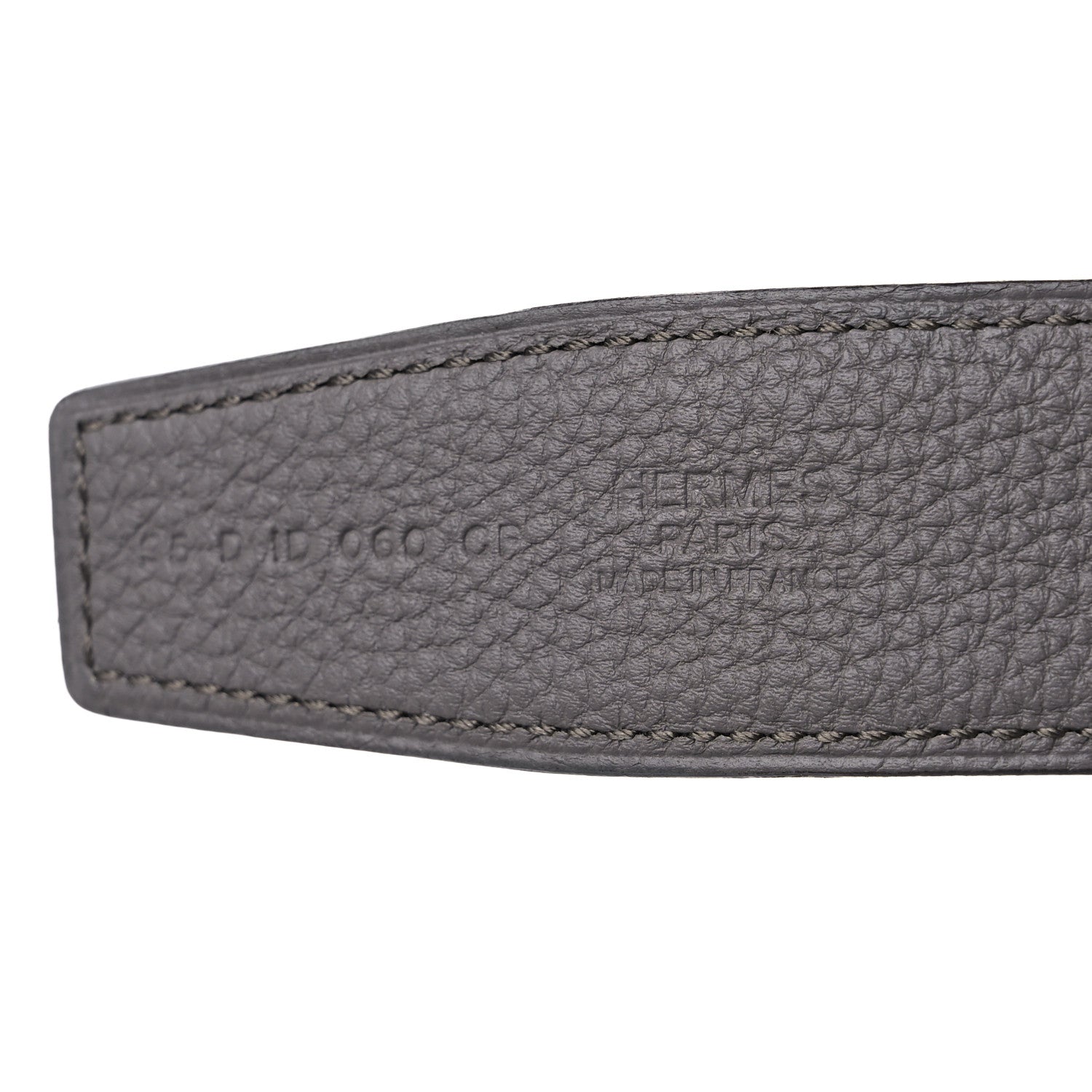 Hermes Box Togo 32mm H d'Ancre Belt 95 38 Black Etain 3 of 5