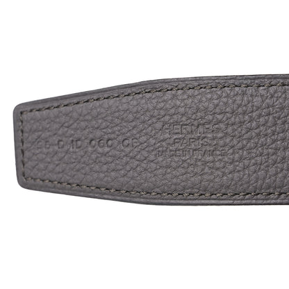 Hermes Box Togo 32mm H d'Ancre Belt 95 38 Black Etain 3 of 5