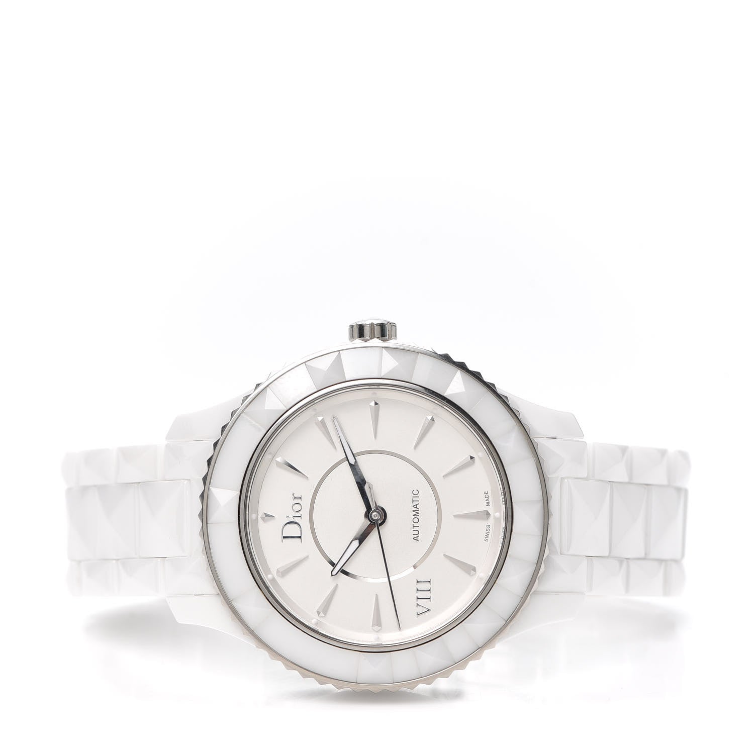Christian Dior Stainless Steel Ceramic 38mm Dior VIII Automatic Watch White 2 of 5