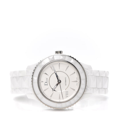 Christian Dior Stainless Steel Ceramic 38mm Dior VIII Automatic Watch White 2 of 5