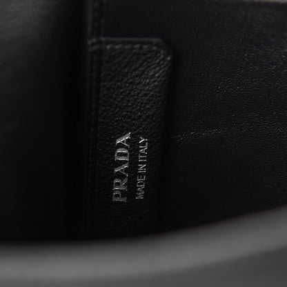Prada Vitello Daino Dynamique Hobo Black 8 of 10