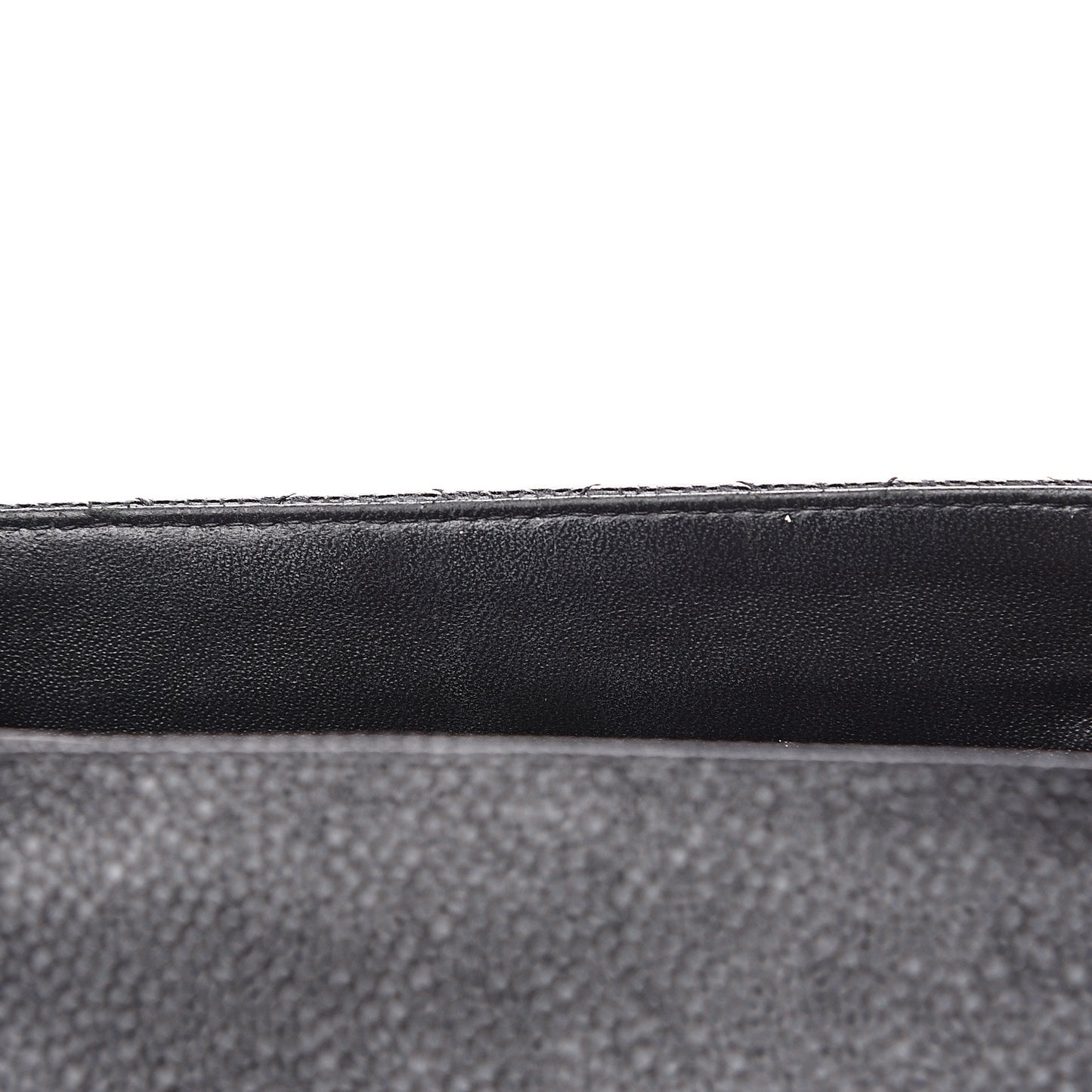 Caviar Quilted Mini Square Flap Black