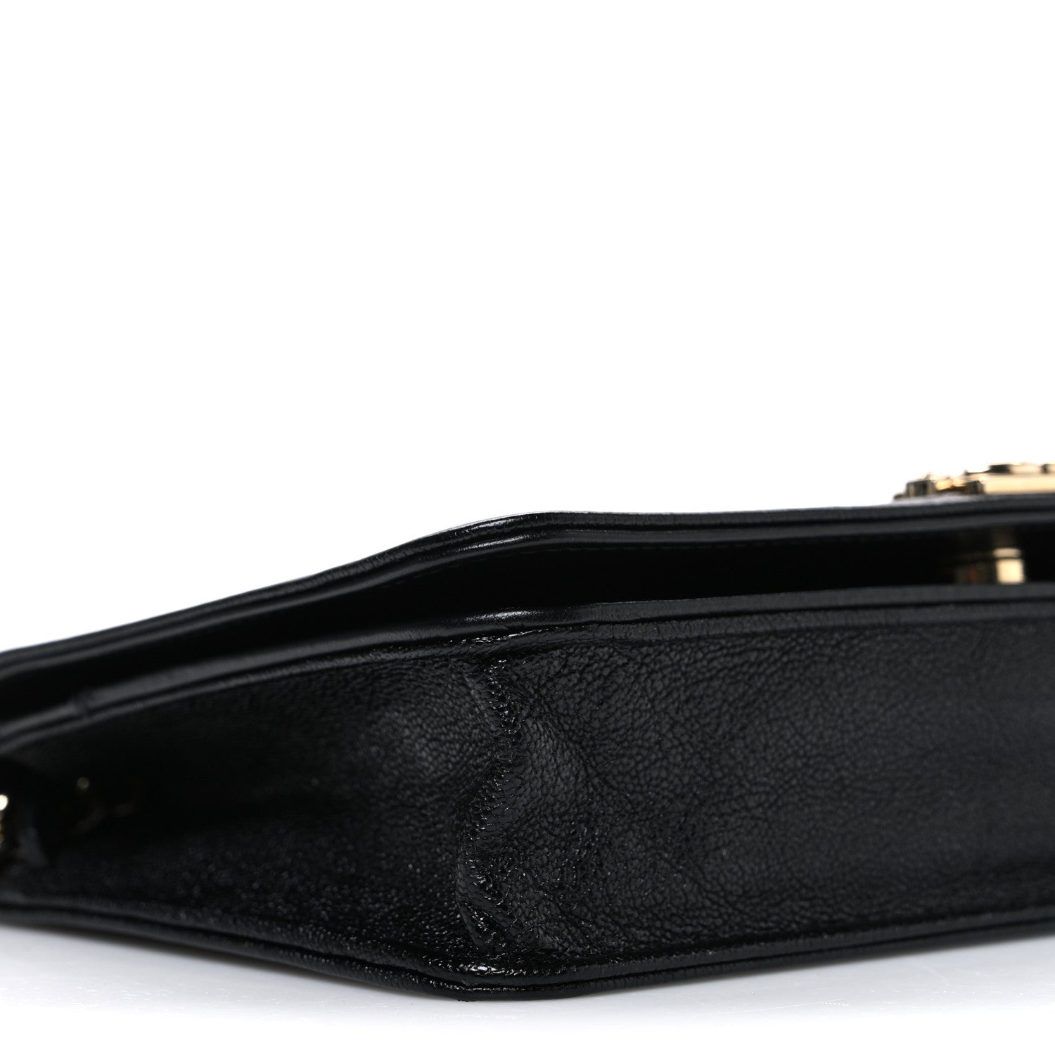 Chanel Caviar Quilted Boy Wallet On Chain WOC Black 10 of 12