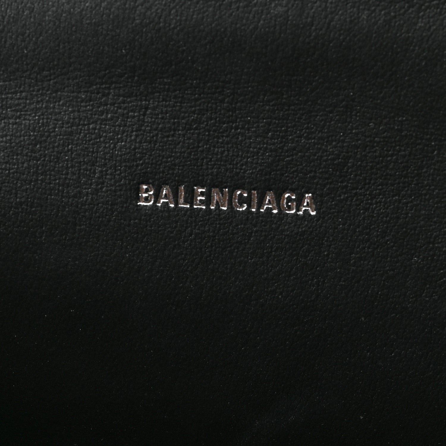Balenciaga Grained Calfskin Hourglass Top Handle Bag XS Black 6 of 8