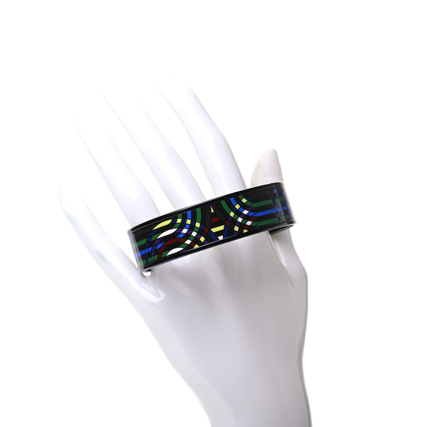 Enamel Printed Wide Spirographie Bracelet 70