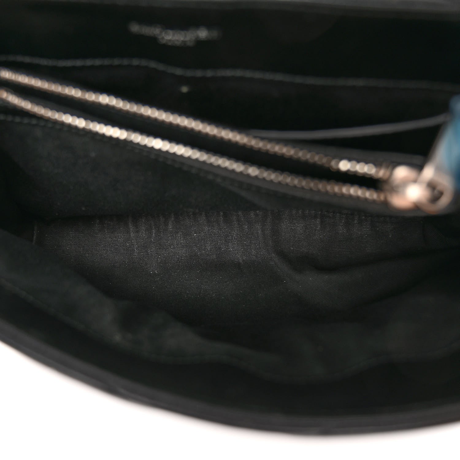 Saint Laurent Calfskin Y Quilted Monogram Small Loulou Chain Satchel Black 5 of 9